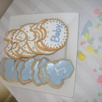 Baby Shower Cookies. I made these cookies for my sister in laws baby shower.