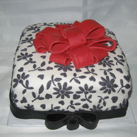 Bridal Shower Gift Cake This cake was made for my mother-in-laws co-worker bridal shower. It is a yellow cake with strawberry jam and fresh strawberries and a...