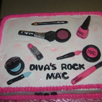 Mac Mac Cake everything is edible and made out of fondant