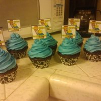 Softball Team Logo these were for a fundraiser so i printed the girls softball team logos out and glued to toothpicks to make the signs. everyone loved them