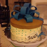 Present Cake chocolate cake with vanilla butternut marshmellow merangue filling and vanilla buttercream