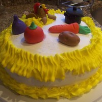 Chicken And Vegetable Cake 