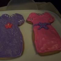 Sugar Cookies With Icing purses, dresses, shoes, and a comb all made out of sugar cookies with royal icing