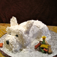 Westie Birthday Cake Westie Birthday cake for my cousin Ashley. A big thank you goes out to daberge for her help and advice with this cake.