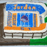 Boise State Footbal Is For Me!!!!! This is a cake for my 15 year old grandson. He wants to play for the Bronco's football team. He really like the cake and I hope that...