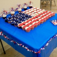 Flag Cupcakes_Left Created for 4 July 2010