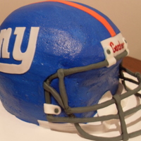 Football Helmet Cake 