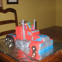 Optimus Prime Cake 