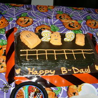 Hubby's 30Th Birthday My first cake