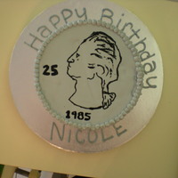 25Th Quarter Vanilla/choc pudding filling for 25th bday