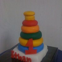 Rock A Stack Birthday Cake 