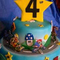 Mario Kart Race Cake 