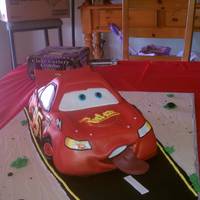 Lighting Mcqueen Cake 
