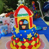 Circus Birthday Cake 