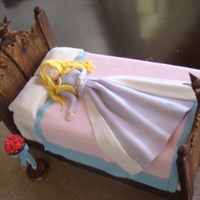 Sleeping Beauty just has the courage to do one of Debra Brown's creation. All is fondant and gum paste. TFL :)