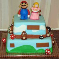 Mario Groom's Cake This was a suprise groom's cake I made for my husband at our wedding. He almost ruined the surprise by not going to work while I...