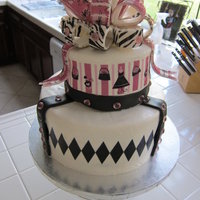 Fashion Show This is my first attempt at a real cake. I used all the resources on the net to learn how!! So awesome! This was for my niece's...