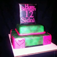 Pink Camo Birthday Cake Cake for 12 yr old girl who loves the outdoors