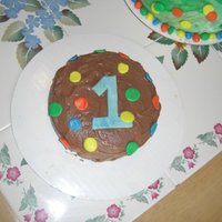 "smashable" 1St Birthday Cake This was the cake for the birthday boy to go at in companion with the main cake.