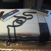 Nintendo Grooms Cake Vintage Nintendo Grooms cake!