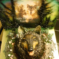 Wolf Cake Wolf Cake. I made this cake for my brother . He loves wolfs and asked me to make one for his 18th birthday. Chocolate cake with vanilla...