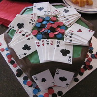 Poker Table 30Th Birthday Cake 
