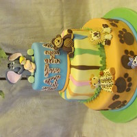 Nathan's Baby Shower Cake 