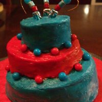 3 Tier Mini Topsy Turvy Cake 