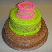 Three Tier Birthday Cake This was for my 3 year old daughter, 9, year old son and 59 year old dad - all born within 3 days of each other. I killed three birds with...