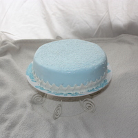 Winter Blue Cake A simpe winter cake I made at the last minute. I love its simplicity and prettiness