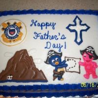 084_84.jpg I made this time line cake for father's day. All pieces are colorflow. First one is for the coast guard, second is the mountains,...