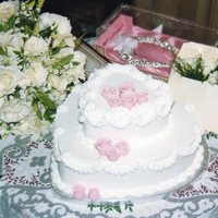 Royal Iced Heart Wedding Cake Fruit cake base covered with marzipan and then royal iced. This was my very first attempt and flat royal icing and the bride wanted it to...