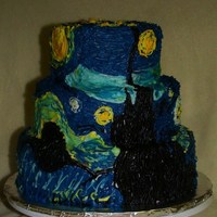 Starry Night I was asked to make a replica of Vincent van Gogh's painting "Starry Night". I was so excited to do it! There are a few...