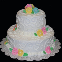 Daisy Cake Daisy practice cake