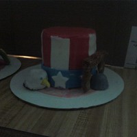 Patriotic 4Th Of July Cake 