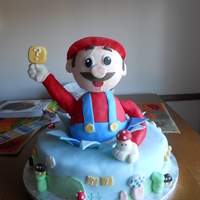 Itsa Me Mario! A re-creation of a cake seen online.