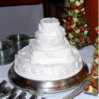 How To Make This Cake Hi, I'm curious if anyone knows how to make the leaves on this cake?