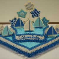 Sailboat Cake 