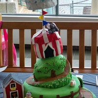 Cows Don't Fly And Other Known Facts Cake I made for a local competition/fundraiser.