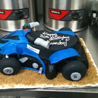 Quad Cake Fondant quad