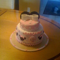 Girly Minnie Cake 