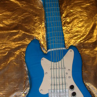 Electric Guitar Cake 