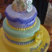 Princess Tiana Cake a cake i did for a 3 year old's birthday!