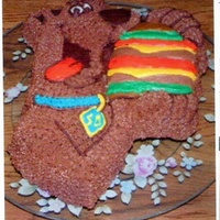 Scooby-Doo A simple Scooby-Doo cake done completely in buttercream only.