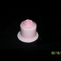 Personal Birthday Cake 4" round, double layer, buttercream, royal icing rose