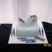 Tech Deck A Tech Deck cake for my friend's son. 8" square covered in fondant with purchased toys. She said the cake was a huge hit with all...