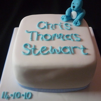 Christening Cake 