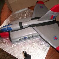 Military Arrow Jet Arrow Jet for boys bday. Body is cake, and cone, jets are RK treats. Wings are card board covered in fondant.