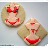 Chanel Bikini Cookie decorated sugar cookie
