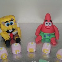 Spongebob Patrick fondant spongebob cake toppers